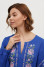 Embroidered dress "Malyovanka" in cornflower color