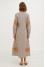 Embroidered dress "Malyovanka" in latte color