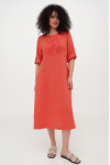 Coral dress "Indira"
