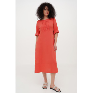 Coral dress "Indira"