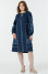 Embroidered dress "Cutie" in dark blue