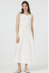 Dress "Tsvitana" milky color