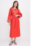 Вишита сукня «Єремія» червоного кольору