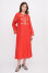 Вишита сукня «Єремія» червоного кольору
