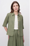 "Pilar" blouse, khaki