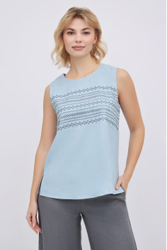 Blouse "Carla" blue