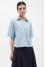 Blue "Bonjour" blouse