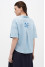 Blue "Bonjour" blouse