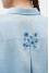 Blue "Bonjour" blouse