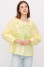 Embroidered shirt "Zarina" yellow