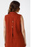Brick-colored vest "Angelica"