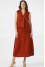 Brick-colored vest "Angelica"