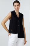 Black Angelica vest