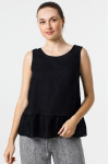 "Rufina" blouse, black