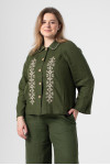 Jacket "Ulyana" olive color