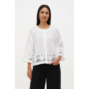 Вышиванка «Серденько» белого цвета