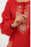 Embroidered shirt “Solomia” red