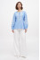 Embroidered shirt “Swallow” blue