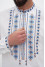 Men's embroidered shirt “Zakhar” white