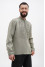 Men's embroidered shirt “Slavko” olive color