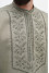 Men's embroidered shirt “Slavko” olive color