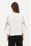 Embroidered shirt “Alder” white