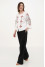 Embroidered shirt “Alder” white