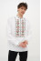 Men's embroidered shirt “Yasen” white