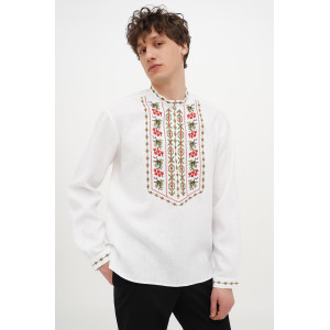 Чоловіча вишиванка «Марко» білого кольору