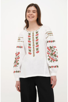 Embroidered "Bell" white