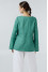 Embroidered shirt “Virlyana” turquoise color