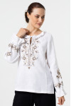 Вишиванка «Янка» білого кольору