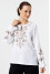 Embroidered shirt "Yanka" white