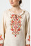 Embroidered shirt "Yanka" beige color