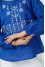 Embroidered shirt "Zarina" blue