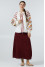Embroidered shirt "Radoslava" white