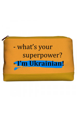 Дорожня жіноча косметичка «I'm Ukrainian!» (Lovely)