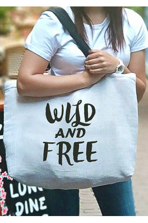 Пляжная сумка «Wild and free»