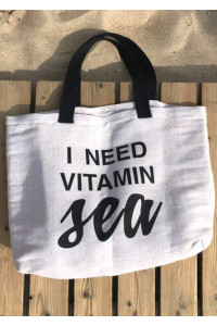 Пляжная сумка «I need vitamin sea»