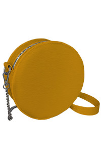 Круглая сумка «Габби» (Tablet) желтого цвета