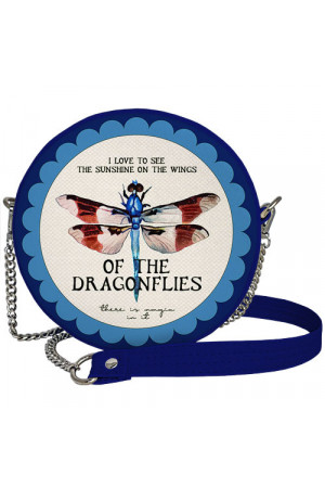 Круглая сумка «Of the dragonflies» (Tablet)