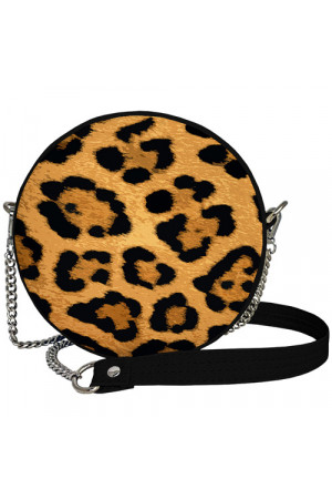 Круглая сумка «Леопард» (Tablet)