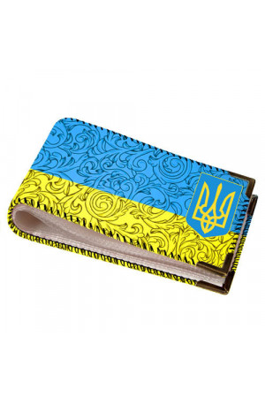 Візитниця для пластикових карток «Прапор та Герб України»