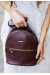 Кожаный рюкзак «Кайли» цвета марсала