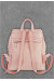 Кожаный рюкзак «Олсен» розового цвета