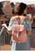Шкіряний рюкзак «Олсен» рожевого кольору