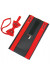 Подростковый комплект: галстук-бабочка и подтяжки красного цвета