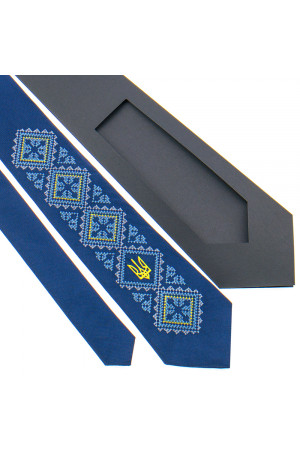 Краватка з вишивкою «Батьківщина»