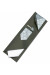 Вышитый галстук и зажим «Трио» серого цвета