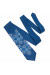 Краватка з льону «Синевир» синього кольору
